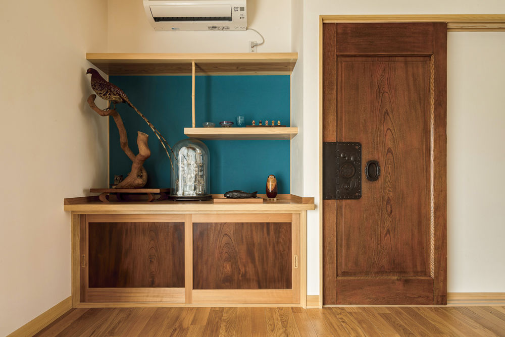 杉内建設 【本体価格3052万円/60坪/二世帯住宅】職人技が光る美しいむくり屋根と古民家を思わせる柿渋色の杉の外壁の建築実例画像6