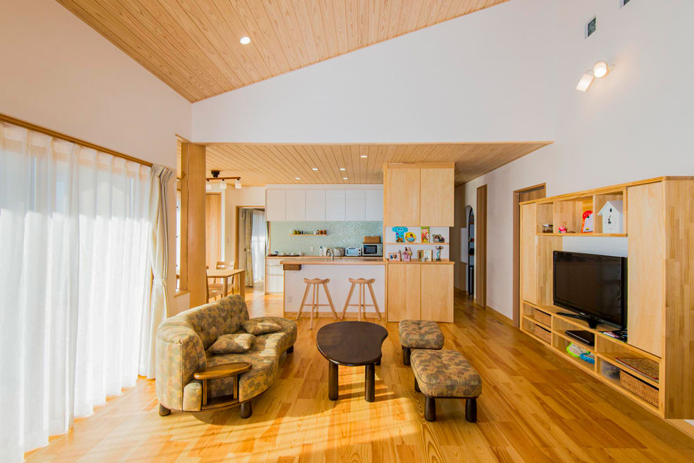 杉内建設 【本体価格2732万円/36坪/平屋】ZEH対応。お子様も大喜びのボルダリングもできる平屋。の建築実例画像2