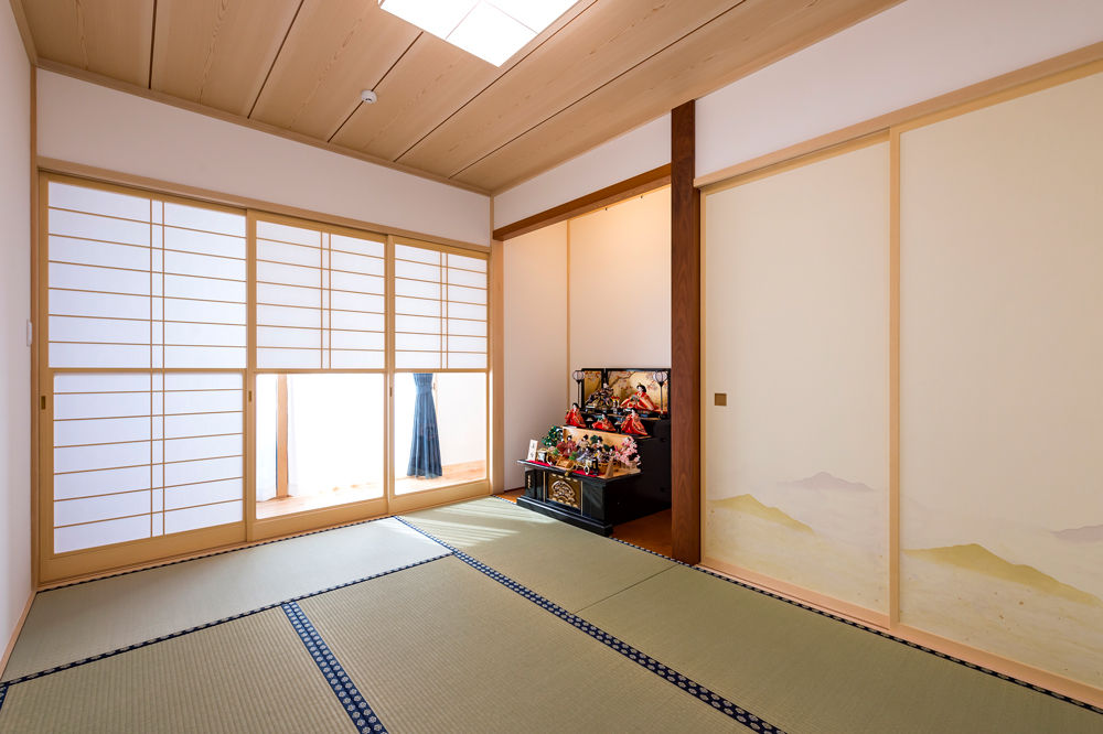 杉内建設 【本体価格2196万円/37坪/平屋】化粧垂木が美しい　自然素材をふんだんに使った小上がり畳がある和風の平屋の建築実例画像7