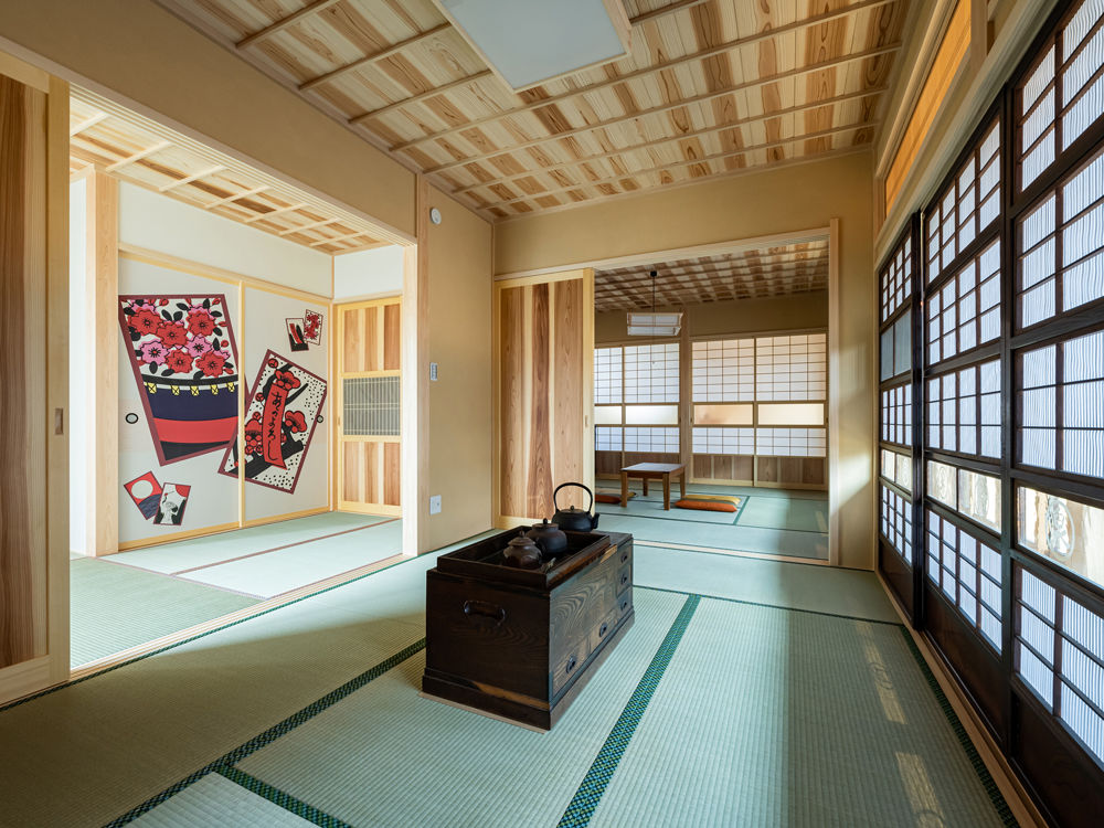 杉内建設 【本体価格2204万円/32坪】古建具を蘇らせ、イナゴ天井が華やかさを添える粋な純和風住宅の建築実例画像3