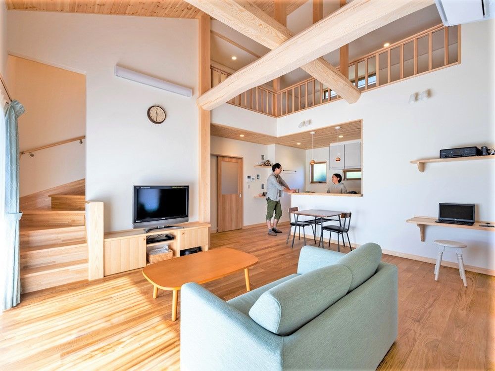 杉内建設 【本体価格2353万円/30坪/平屋】地球にもお財布にも優しい高断熱・省エネ自然素材の平屋の建築実例画像2