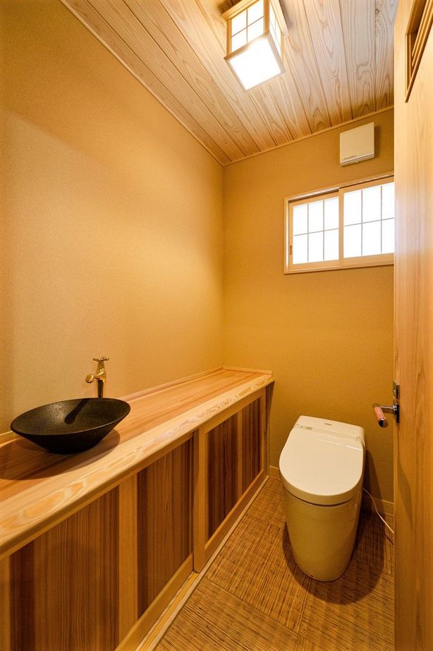 杉内建設  【本体価格2325万円/35坪/平屋】造作カウンターキッチンで家族と晩酌を楽しむ薪ストーブのある純和風住宅の建築実例画像10