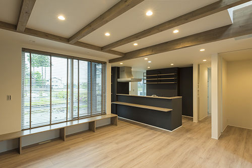 Nstyle+oneナカヒロハウジング 【2000～2500万円×スタイリッシュモダン】リゾート感漂うオシャレな空間でゆっくりとくつろげる家の建築実例画像4