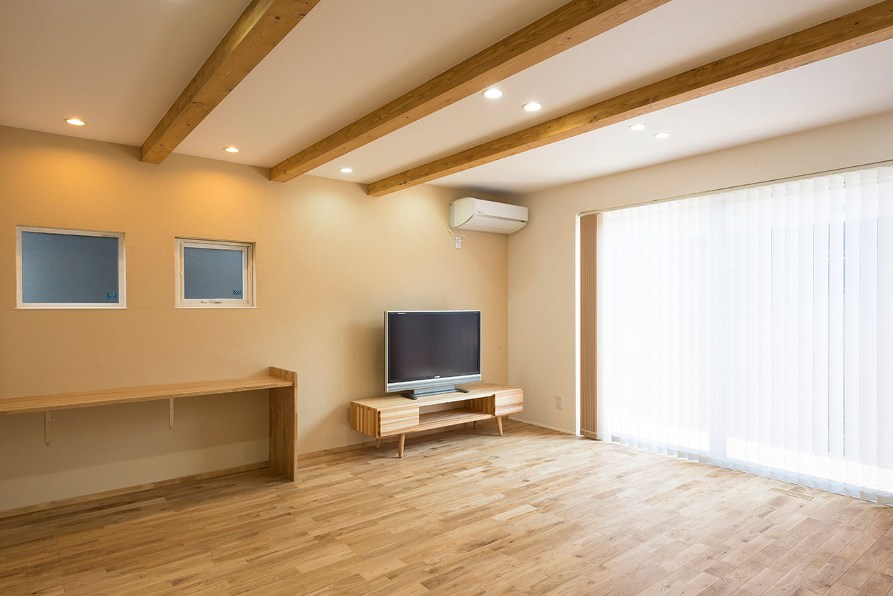 Nstyle+oneナカヒロハウジング 【1900～1999万円×4LDK×吹抜け階段】省スペースでも広々と明るいLDKで暮らすL字型のスタイリッシュな家の建築実例画像6