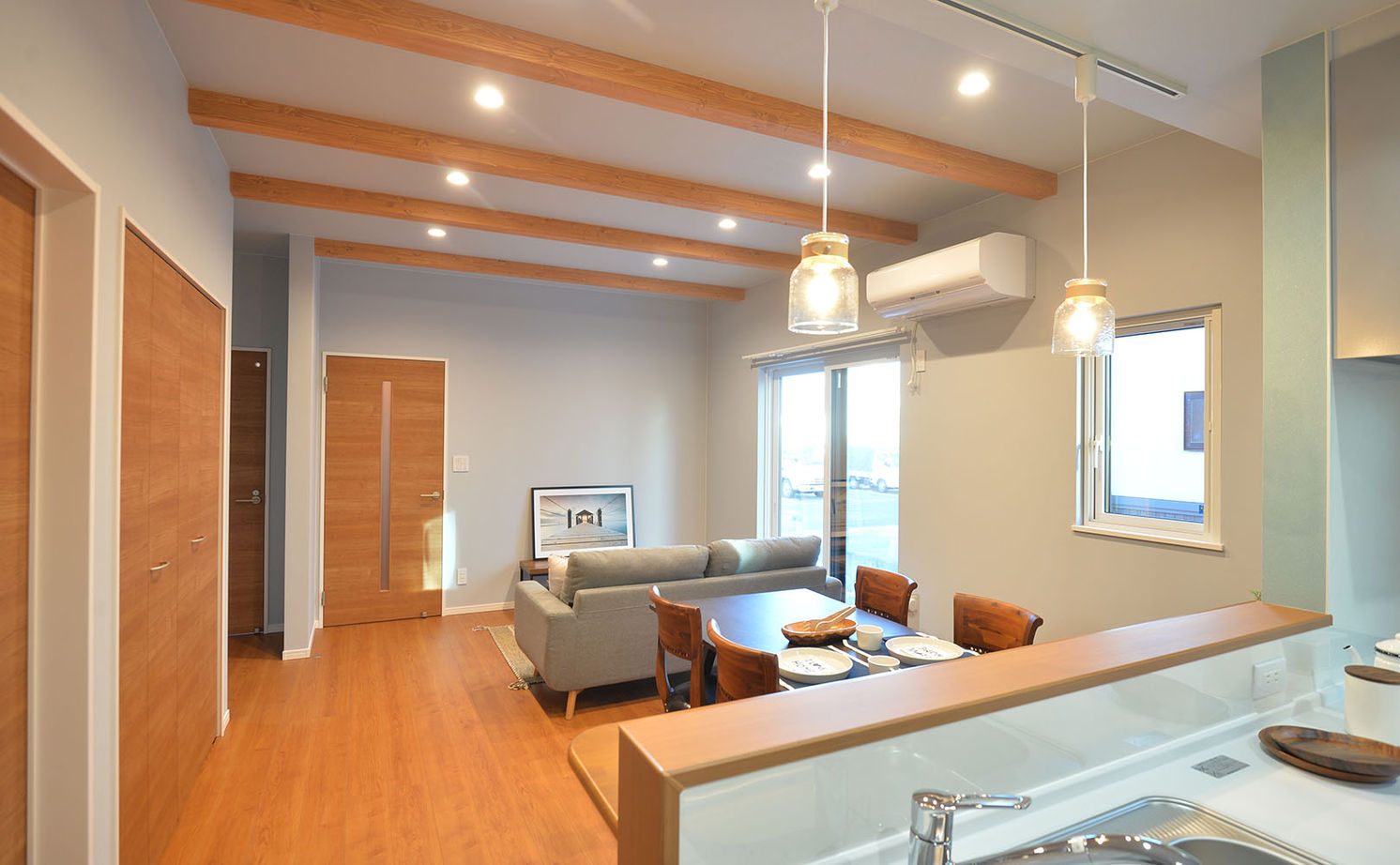 タナカホーム 【1500万円台／平屋】開放的なリビングと計算された収納…。将来を見据えた快適なバリアフリー仕様も魅力の建築実例画像6