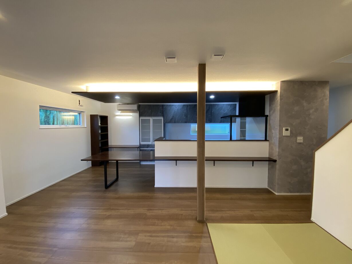 タナカホーム 自宅にトレーニングルームがある暮らし－趣味×家事ラク回遊動線－の建築実例画像2