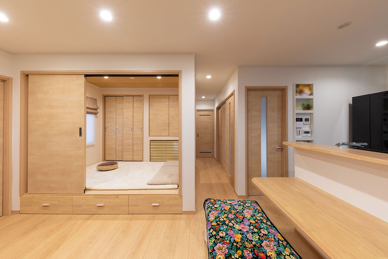 ヒノキブン 【愛知県名古屋市/バリアフリー】車椅子での生活を安全・快適にすることで、支える家族も幸せになる家の建築実例画像3