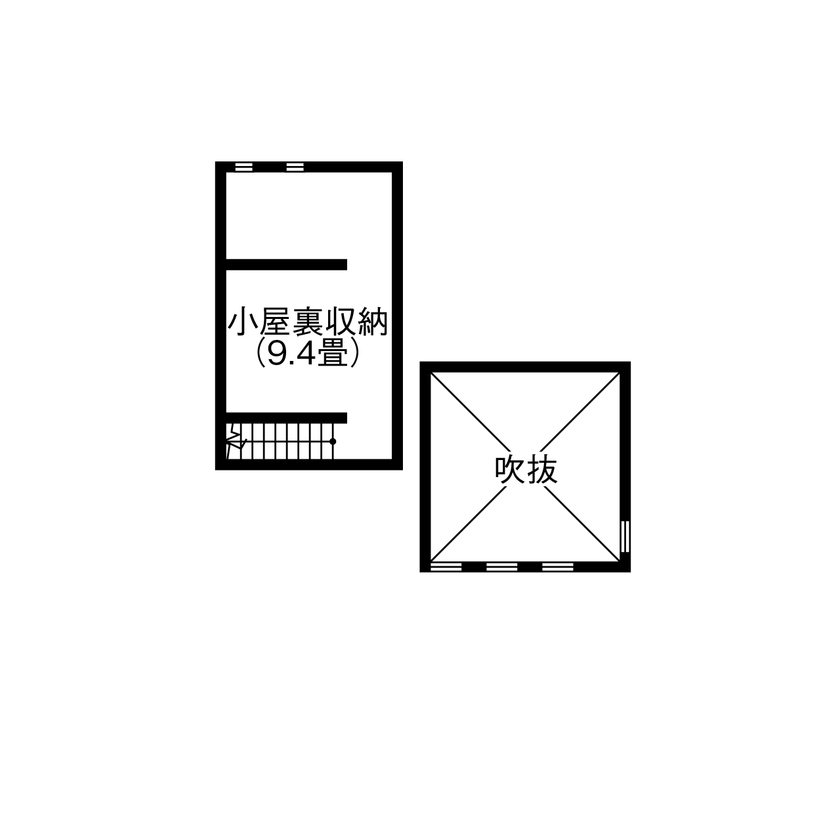 シアーズホーム 【熊本市/平屋/3LDK＋小屋裏収納/間取り図有】湯布院風の庭と美しく調和する和モダンにこだわった平屋の間取り図（3LDK＋小屋裏収納）小屋裏