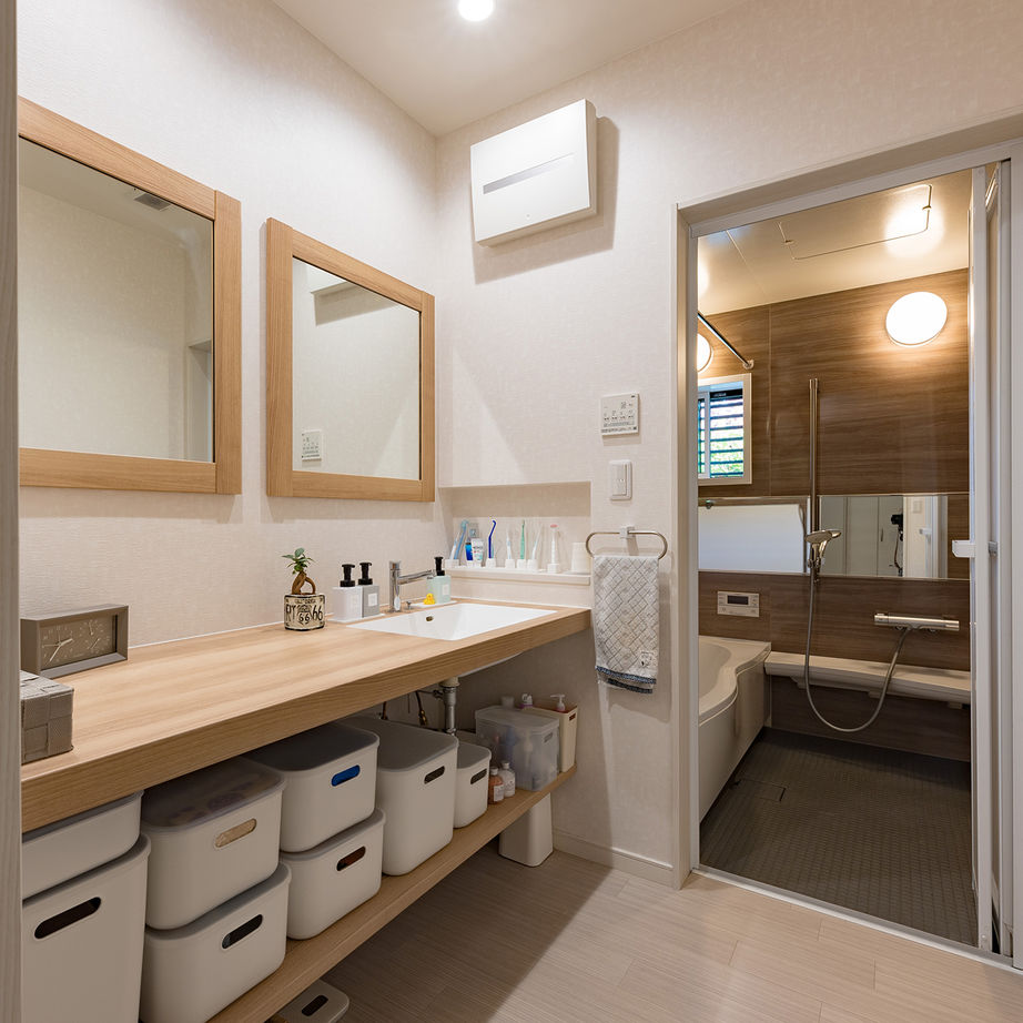 シアーズホーム 【熊本市/平屋/3LDK＋小屋裏収納/間取り図有】湯布院風の庭と美しく調和する和モダンにこだわった平屋の建築実例画像6