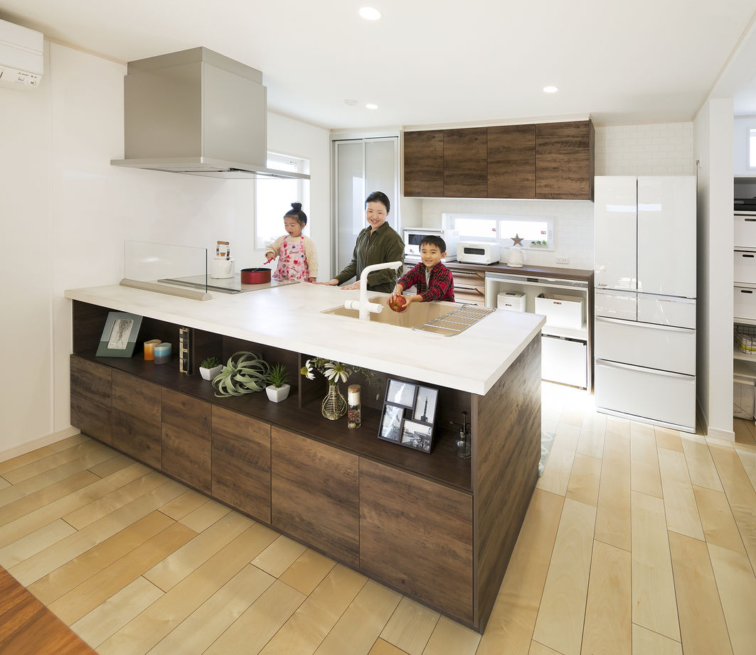 「完全フル装備の家」富士住建 【家事ラク動線/子育てしやすい/間取り図有】子ども達をいつでも見守れるフル装備住宅の建築実例画像5