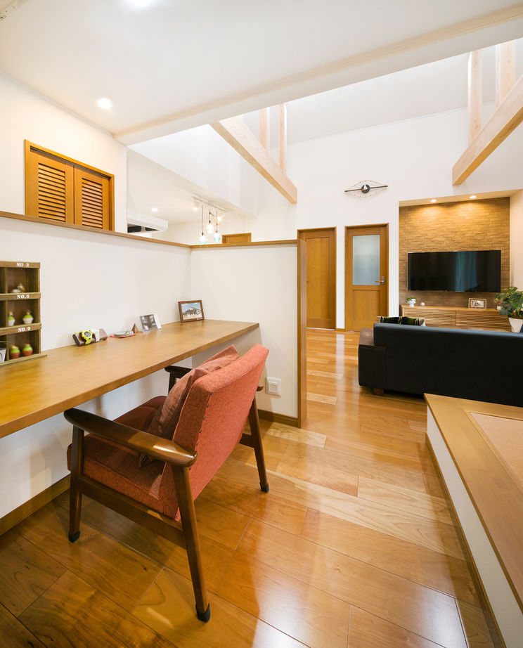 「完全フル装備の家」富士住建 【平屋/1000万円台/家事動線/間取り図有】フル装備の平屋が実現した明るさと開放感あふれる贅沢空間の建築実例画像6