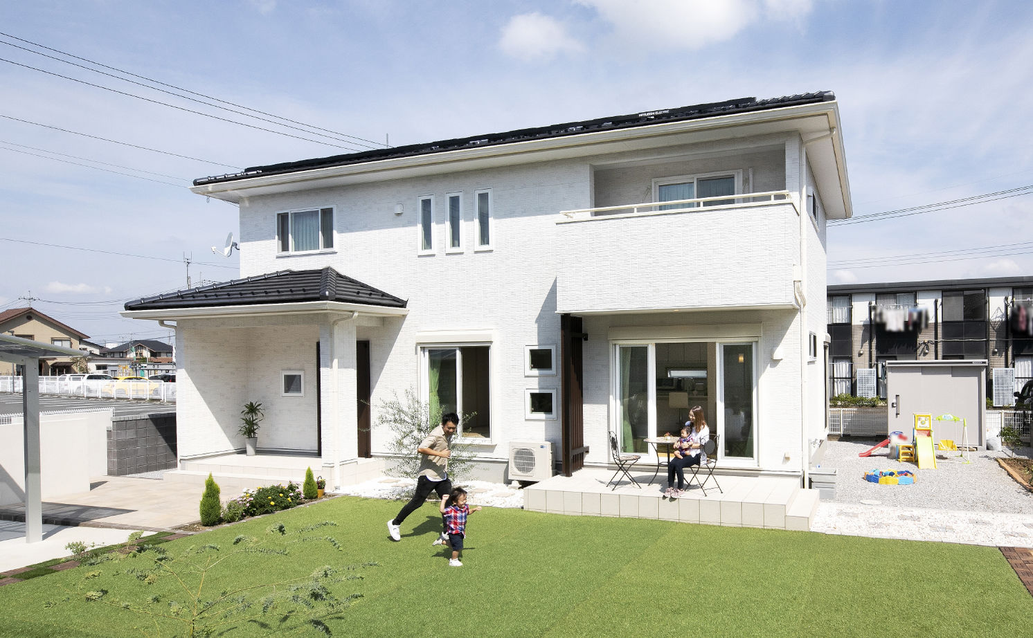 「完全フル装備の家」富士住建 【家事ラク動線/子育て/2000万円台/間取り図有】子ども達を見守れるフル装備住宅が完成の建築実例画像2