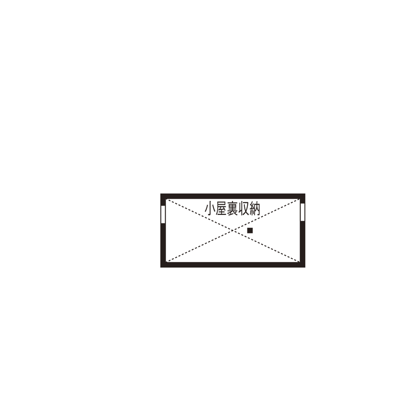 「完全フル装備の家」富士住建 【フル装備住宅/2000万円台/間取り図】ゆったり寛ぎ空間で羽を伸ばす暮らし。吹抜けの開放的なリビングの家の間取り図（2LDK +畳コーナー）小屋裏