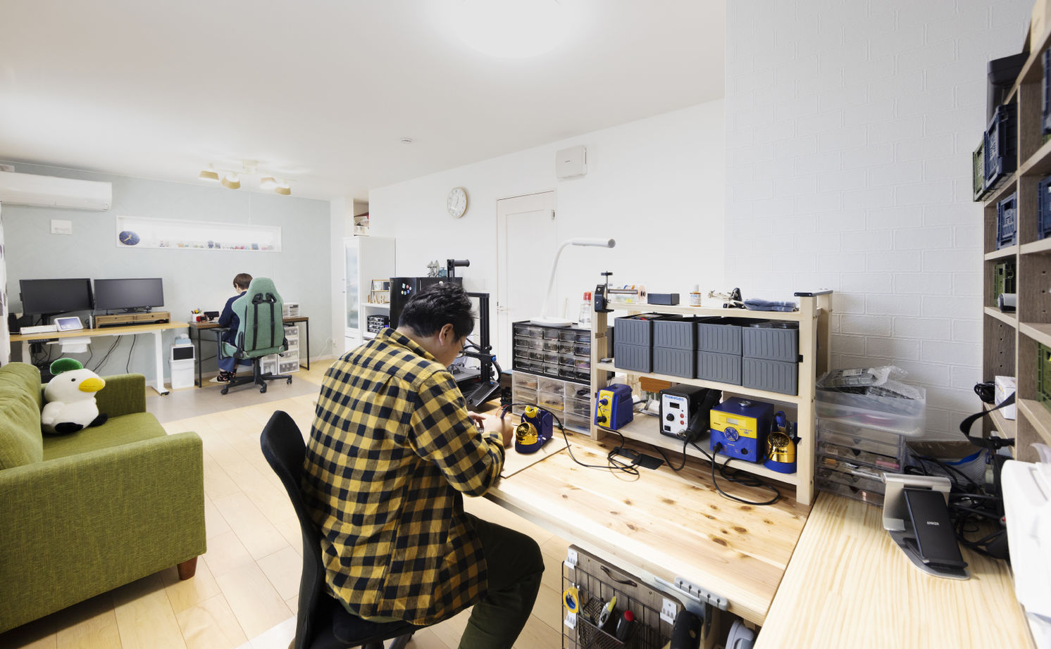 「完全フル装備の家」富士住建 【家事回遊動線/リモートワーク/間取り図有/2000万円台】趣味も仕事も楽しめるフル装備の家の建築実例画像10