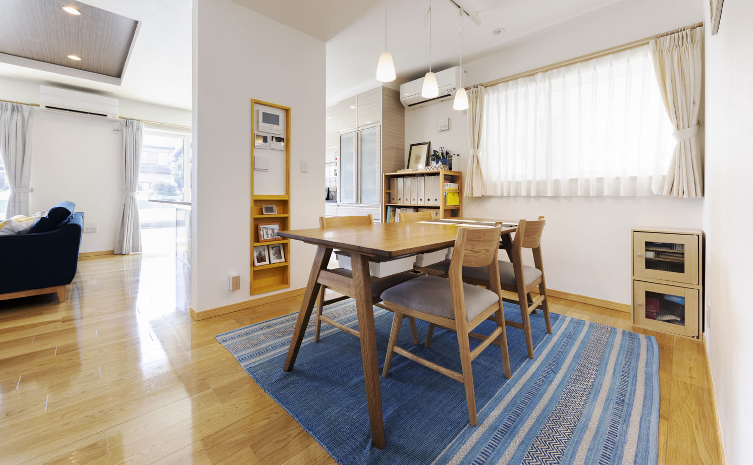 「完全フル装備の家」富士住建 【家事ラク/子育て/リモートワーク/間取り図有】子どもを見守れるフル装備の家の建築実例画像4