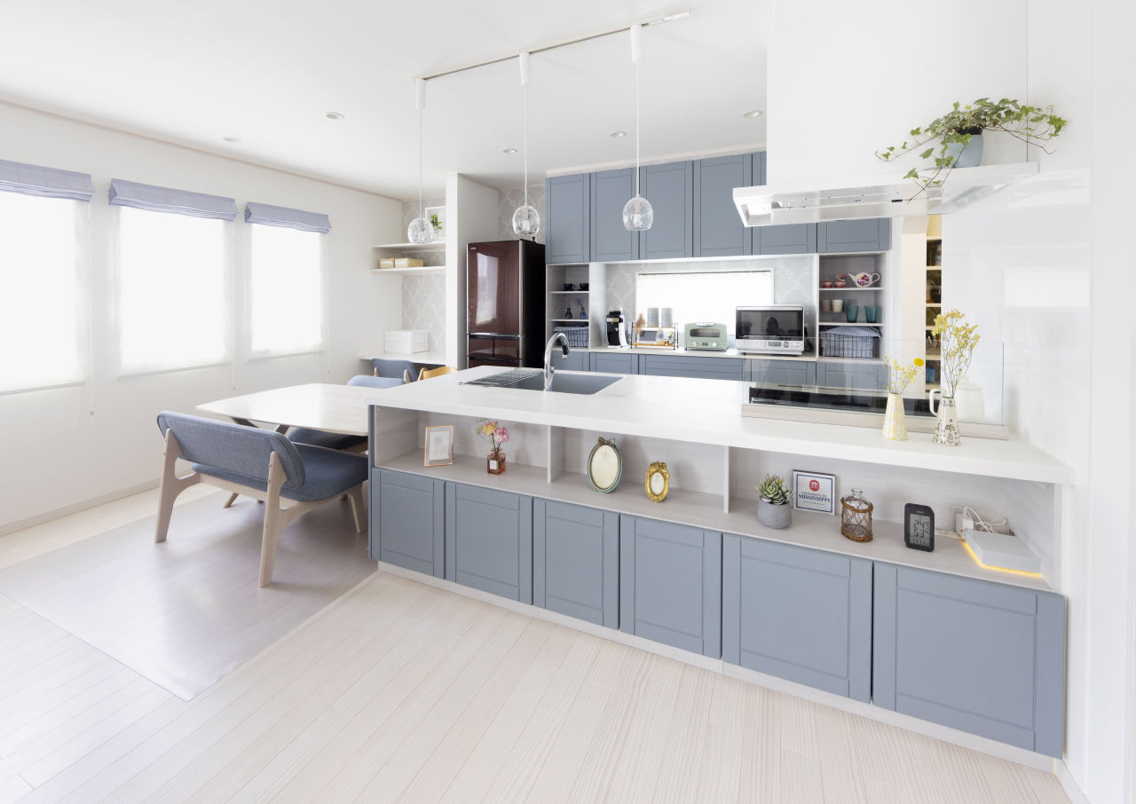 「完全フル装備の家」富士住建 【子育て／家事ラク動線/間取り図有】爽やかなカラーリングでまとめたフル装備住宅の建築実例画像3