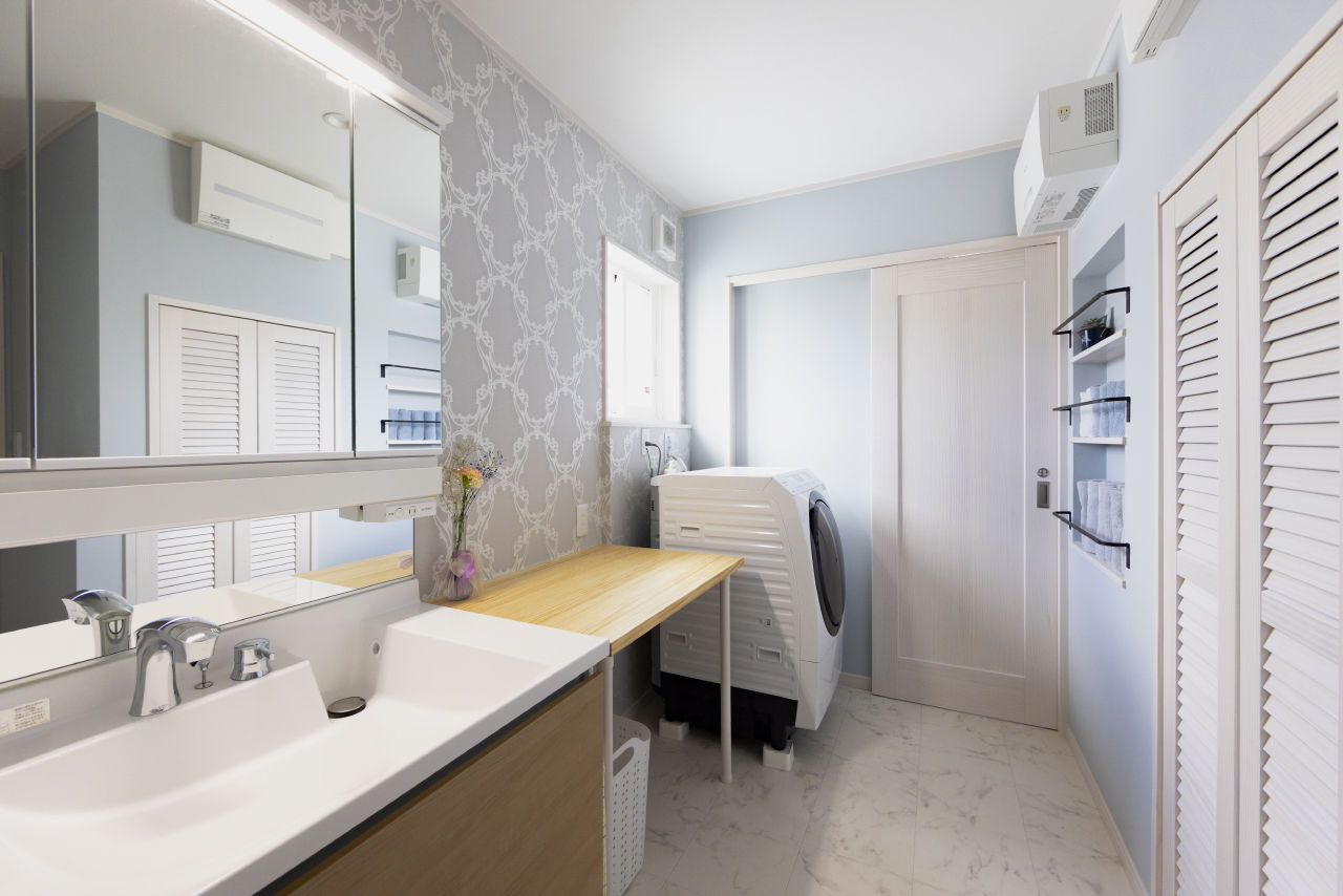 「完全フル装備の家」富士住建 【子育て／家事ラク動線/間取り図有】爽やかなカラーリングでまとめたフル装備住宅の建築実例画像5