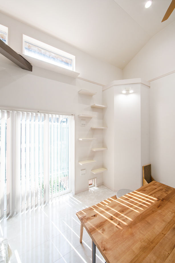 「完全フル装備の家」富士住建 【平屋/ペット/ワークスペース/間取り図有】愛猫と快適に暮らせるキャティオのある平屋の建築実例画像5