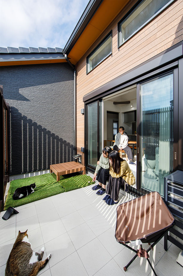 「完全フル装備の家」富士住建 【平屋/ペット/ワークスペース/間取り図有】愛猫と快適に暮らせるキャティオのある平屋の建築実例画像6