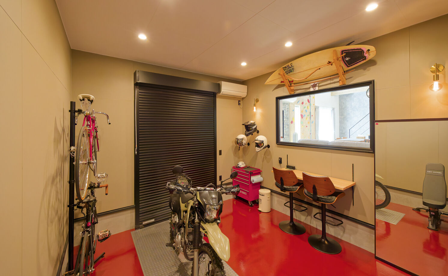 「完全フル装備の家」富士住建 【インナーガレージ/ボルダリング/間取り図有】趣味を詰め込んだフル装備住宅の建築実例画像10