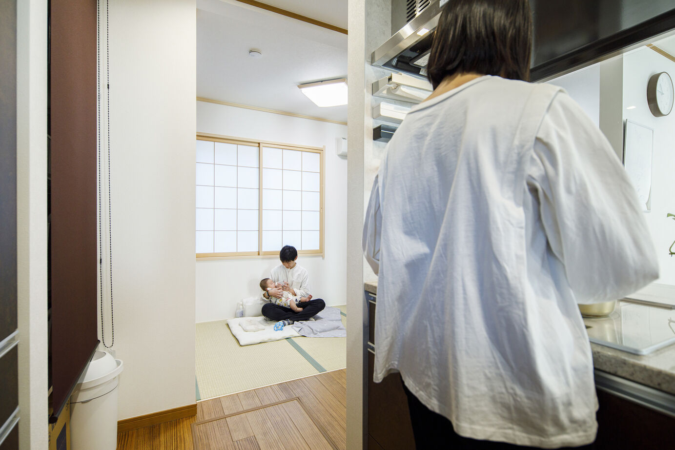 「完全フル装備の家」富士住建 【家事・子育て/土間/間取り図有】子育てしやすくプライベートも楽しめる土間のあるフル装備住宅の建築実例画像5