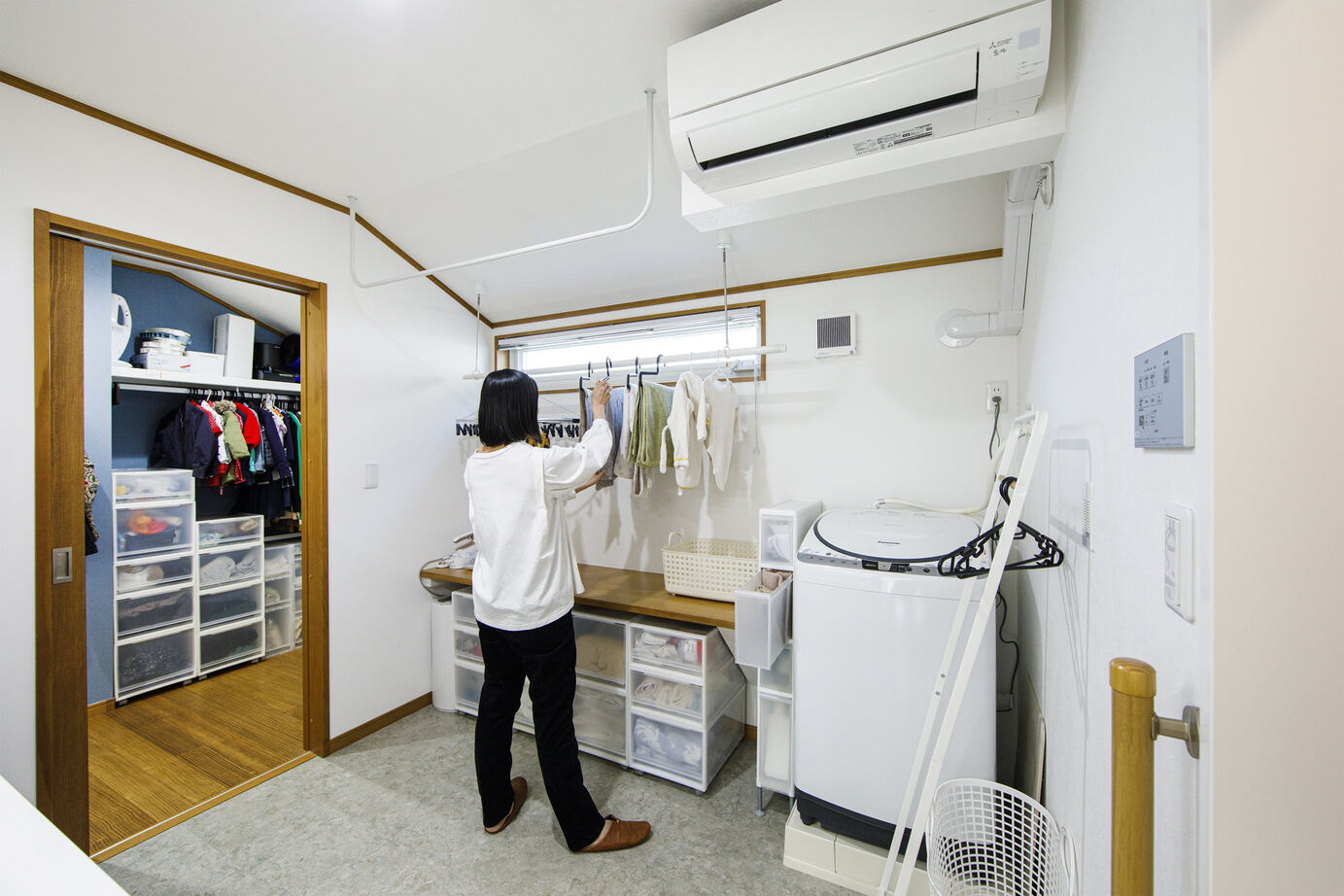 「完全フル装備の家」富士住建 【家事・子育て/土間/間取り図有】子育てしやすくプライベートも楽しめる土間のあるフル装備住宅の建築実例画像6