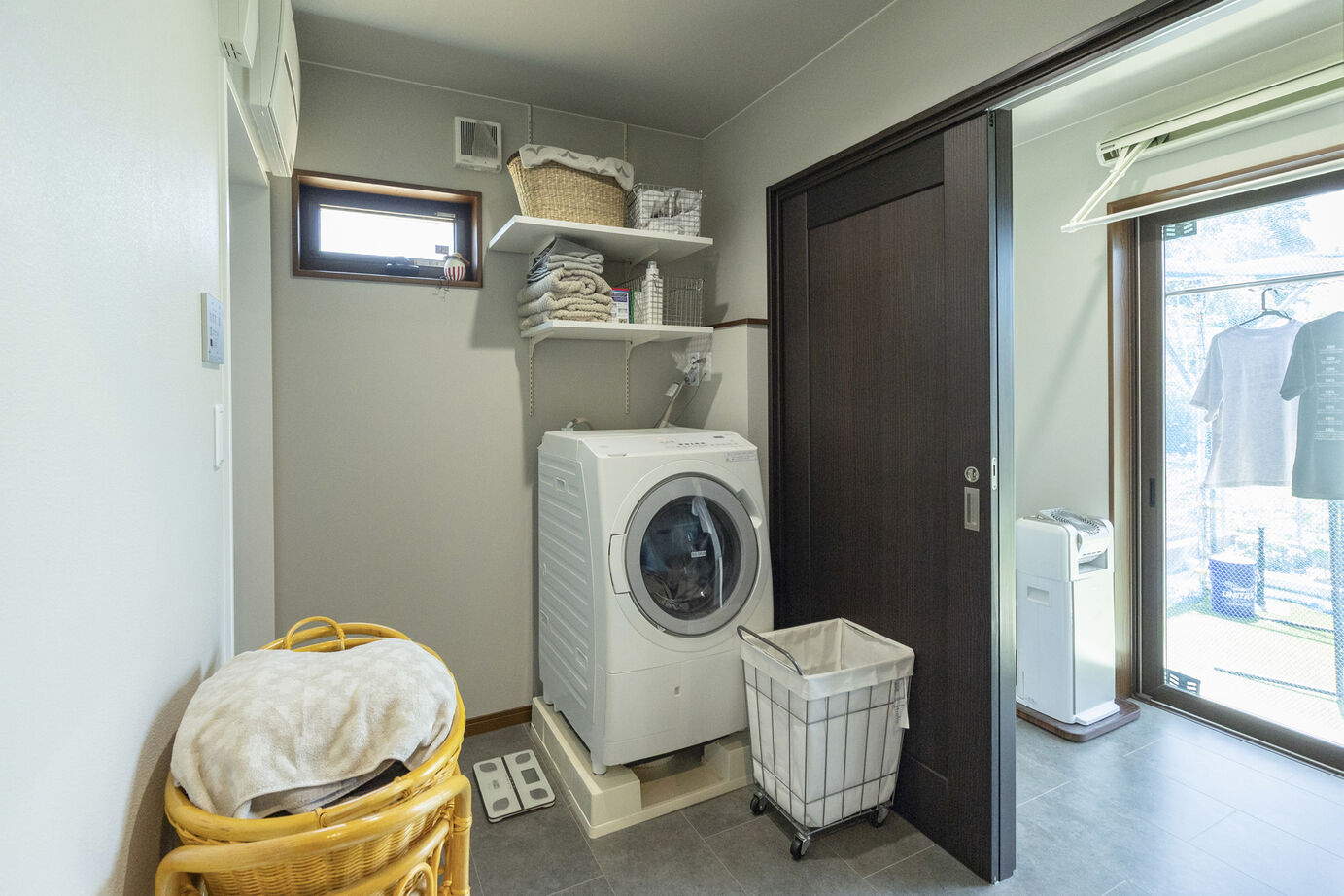 「完全フル装備の家」富士住建 【家事ラク・子育て/国産檜/間取り図有】構造体に檜を使った1フロア完結型のフル装備住宅の建築実例画像5