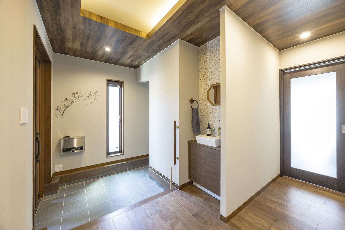 「完全フル装備の家」富士住建 【家事ラク・子育て/国産檜/間取り図有】構造体に檜を使った1フロア完結型のフル装備住宅の建築実例画像7