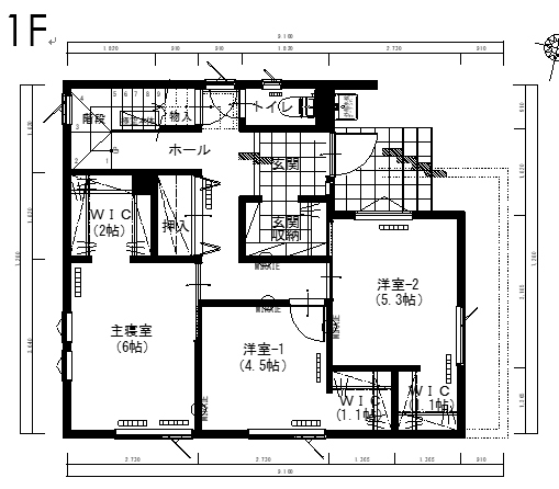 アサヒアレックス  2Fリビングと9帖バルコニーで過ごすリゾート空間の間取り図（3LDK）1階