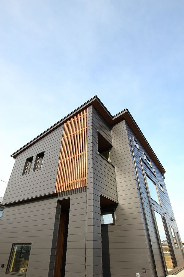 アサヒアレックス 様々なテキスタイルが生きたミックスモダンの家の建築実例画像2