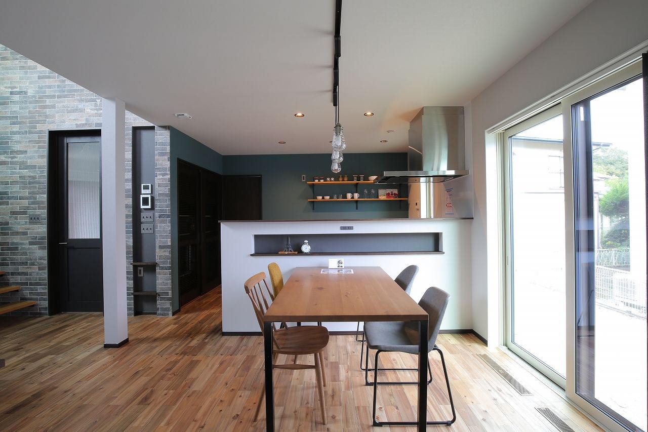 アサヒアレックス カジュアルなブルックリンスタイルハウスの建築実例画像5