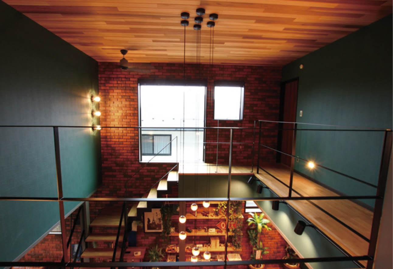 アサヒアレックス 【本体価格2000～2500万円】本物の素材でアンティーク感のあるインダストリアルデザインの建築実例画像8