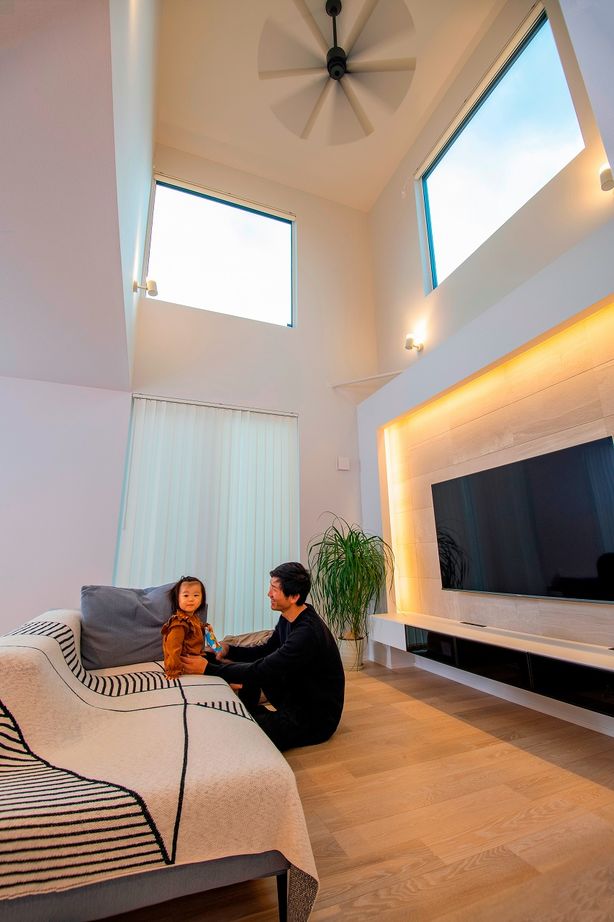 アサヒアレックス 確かな性能×デザインで夢を叶えた間接照明のある暮らしの建築実例画像2