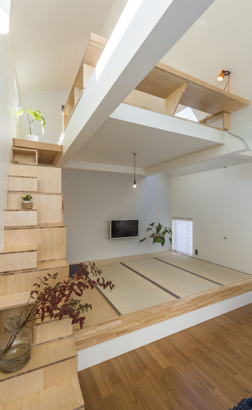 ハウステックス 【2000万円台|20坪台|間取り|ロフト】吹き抜けの中庭テラスで青空を独り占め 採光と通風を確保した明るい家の建築実例画像7