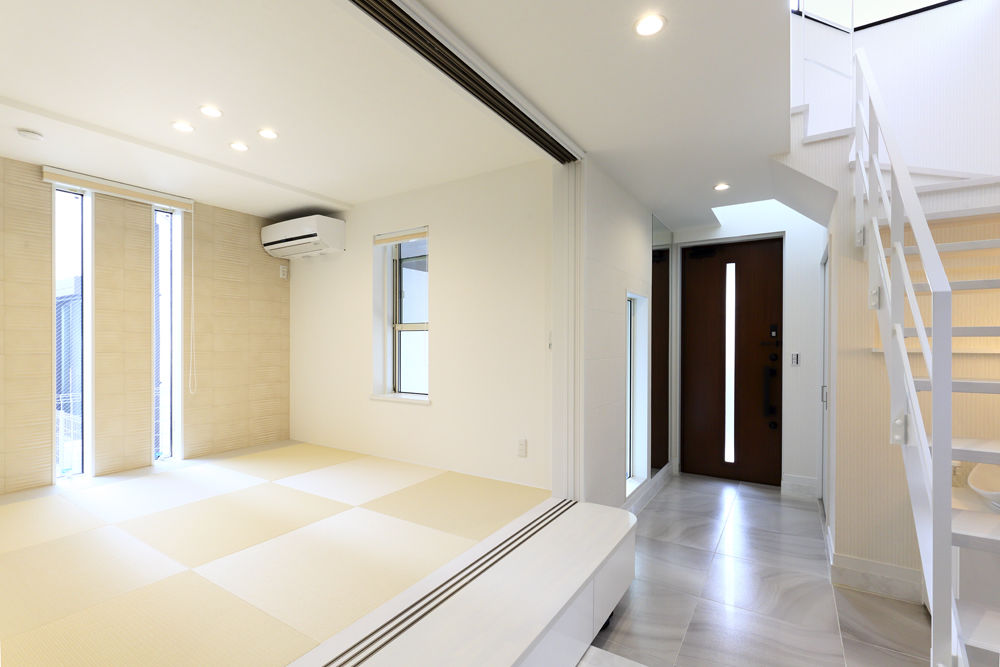 ハウステックス 【30坪台|2階建て】20帖の大空間リビングが魅力。憧れのアウトドアリビングで暮らしを愉しむ住まいの建築実例画像6