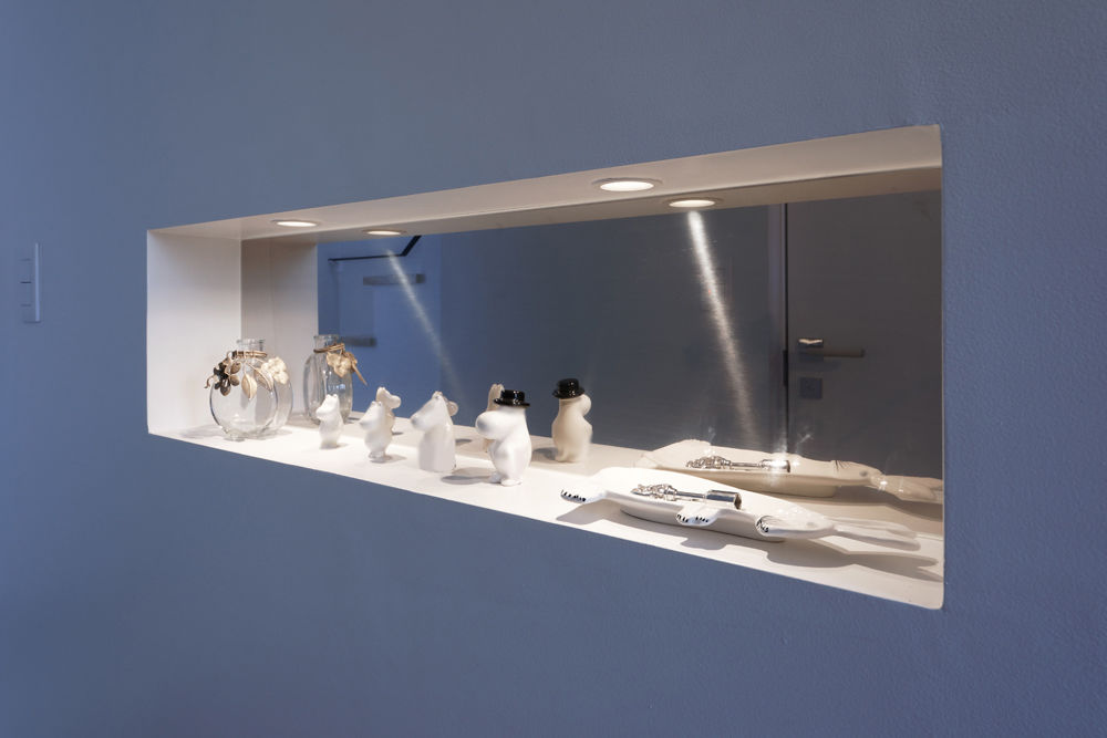 ハウステックス 【狭小地/2階建て/20坪台】インナーバルコニーとスケルトン階段のある開放的なリビングで、心地よい時間の建築実例画像9