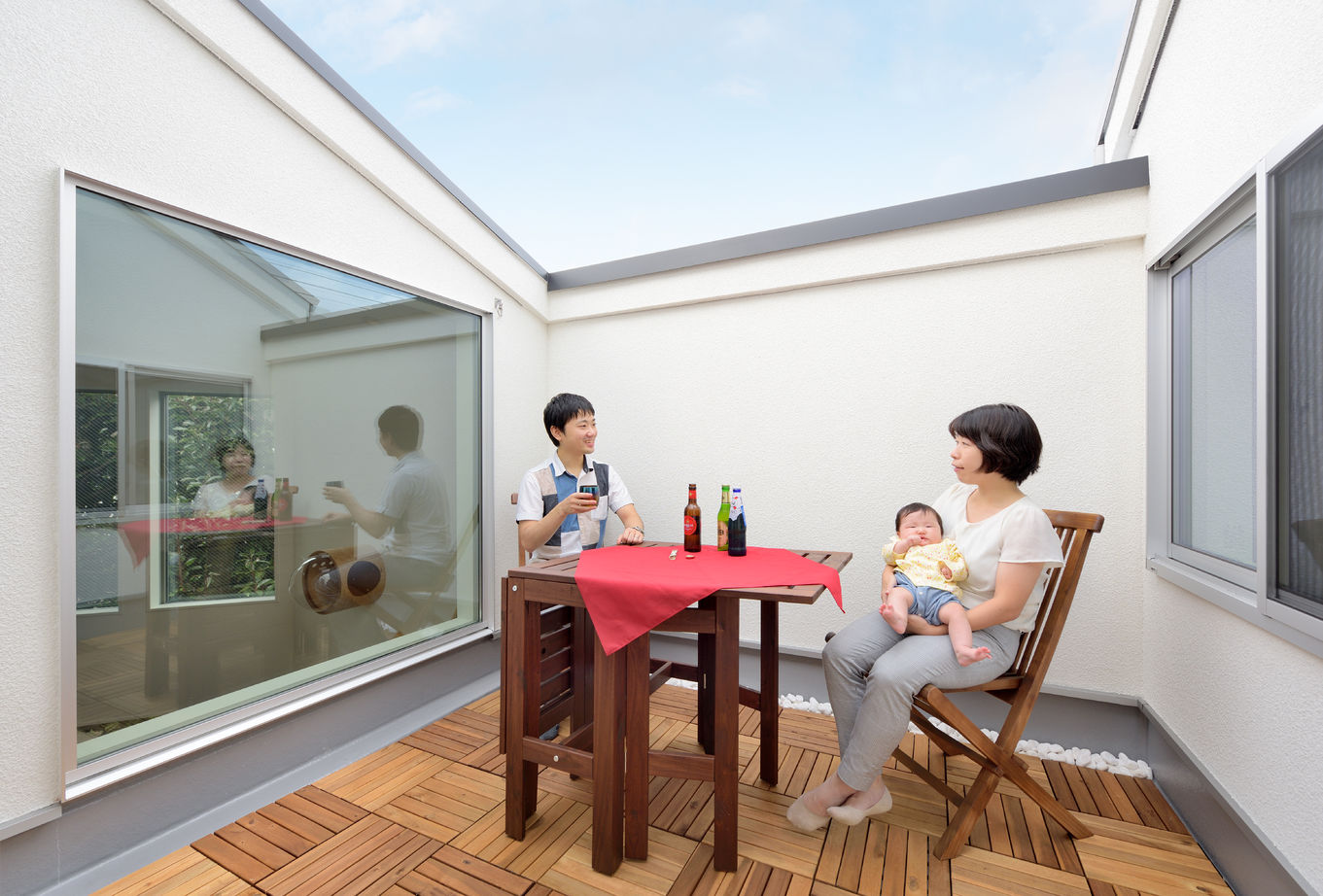 ハウステックス 【2000万円台|20坪台|間取り|2階建て】楽しさと光に満ちたスキップフロアの家。陽だまりの空間で家族団らんの建築実例画像5