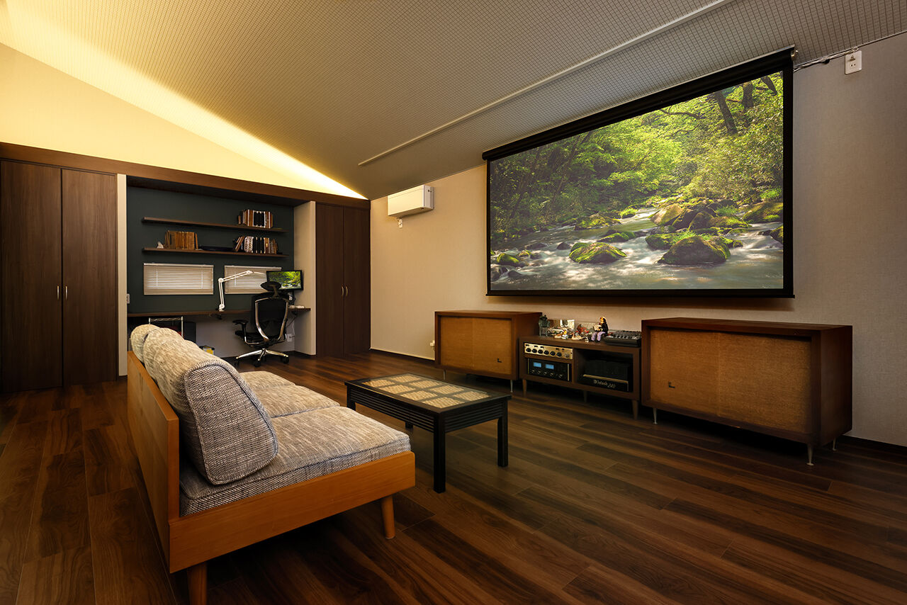 ハウステックス 【2000万円台/10坪台/平屋/SE構法】楽器やホームシアターを愉しむ。防音・趣味室のある平屋の建築実例画像2