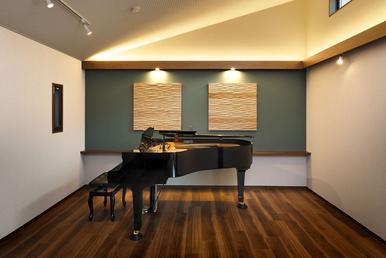 ハウステックス 【2000万円台/10坪台/平屋/SE構法】楽器やホームシアターを愉しむ。防音・趣味室のある平屋の建築実例画像3