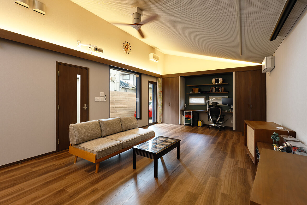 ハウステックス 【2000万円台/10坪台/平屋/SE構法】楽器やホームシアターを愉しむ。防音・趣味室のある平屋の建築実例画像4