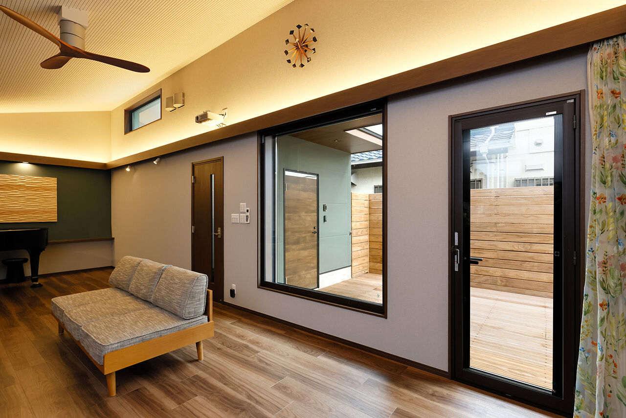 ハウステックス 【2000万円台/10坪台/平屋/SE構法】楽器やホームシアターを愉しむ。防音・趣味室のある平屋の建築実例画像6