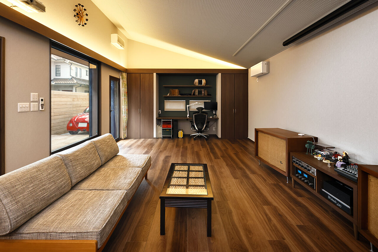 ハウステックス 【2000万円台/10坪台/平屋/SE構法】楽器やホームシアターを愉しむ。防音・趣味室のある平屋の建築実例画像7