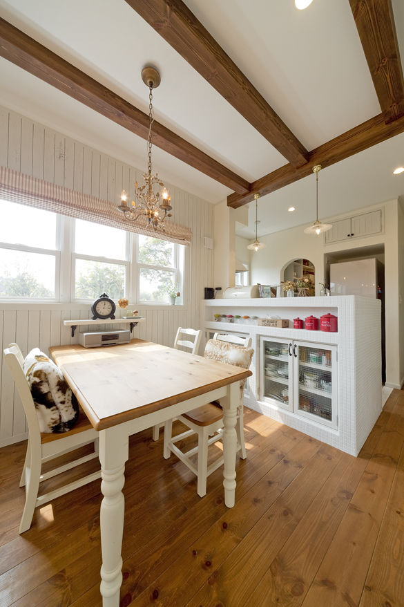 フレンチ工房 【2000万円台/間取り有/33坪】コンセプトはパリのショップ併用住宅。平屋と3階建てを連ねたブルーの家の建築実例画像6