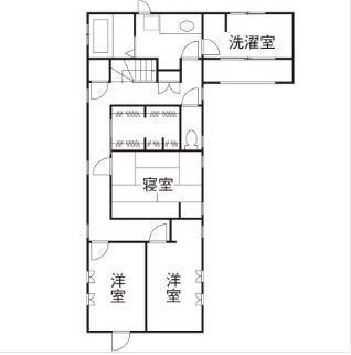フレンチ工房 【3000万円台/姫路市/間取り有】中庭・ビルトインガレージ！遊ぶ心のある、フレンチアンティークなお住まいの間取り図（4LDK+倉庫）2階