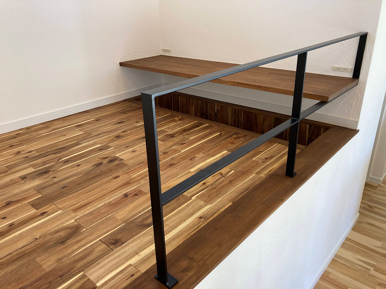 ヤマカ木材 【2000～2499万円/28坪/間取り図有】スキップフロア、勾配天井など広々空間！無垢材を使用した平屋の住まいの建築実例画像5