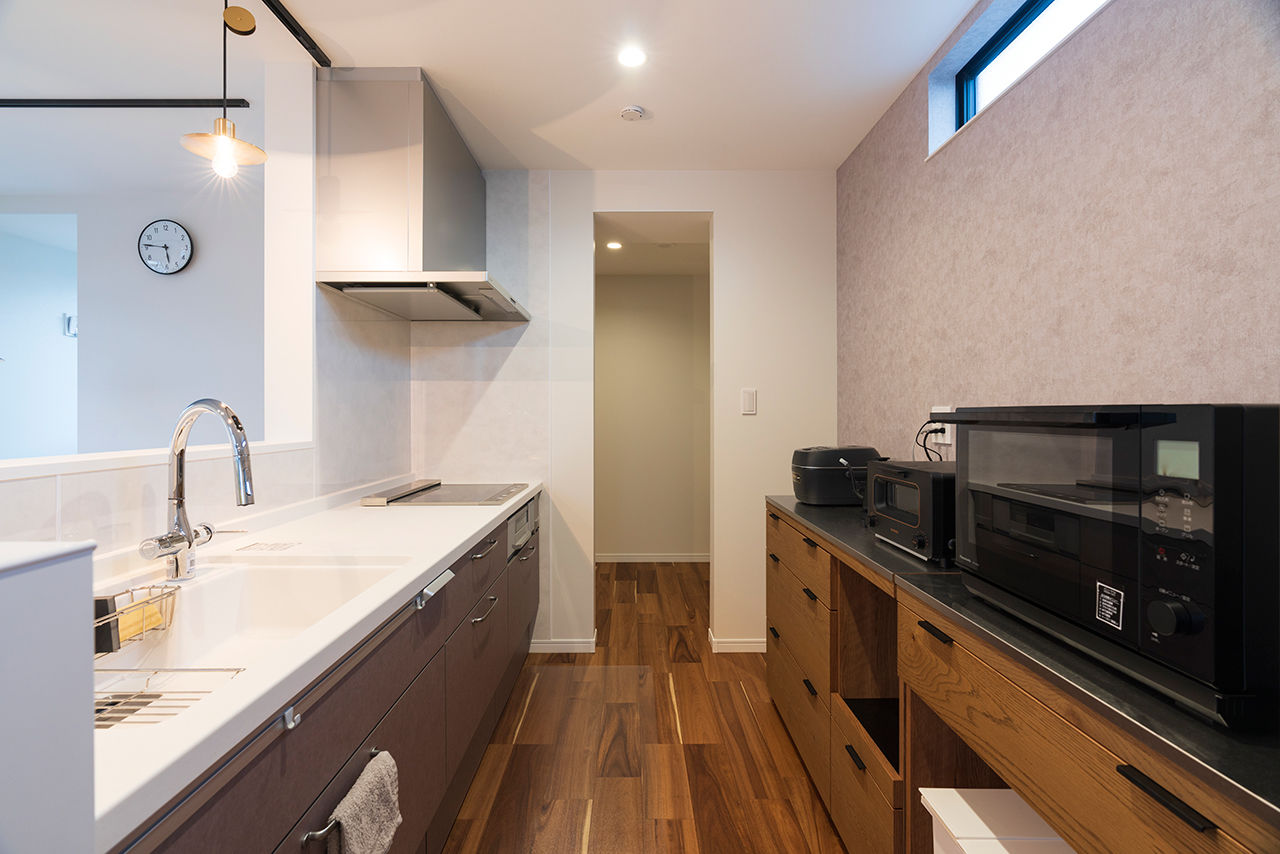 アオバクラフト 【1000万円台／間取図有／2LDK+書斎】2階リビング＋ルーフバルコニーで開放的に暮らすおしゃれな家の建築実例画像3