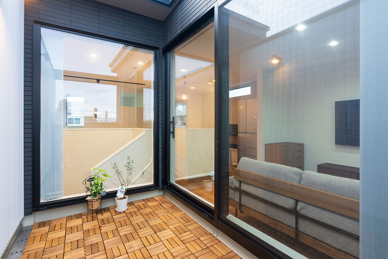 アオバクラフト 【1000万円台／間取図有／2LDK+書斎】2階リビング＋ルーフバルコニーで開放的に暮らすおしゃれな家の建築実例画像5