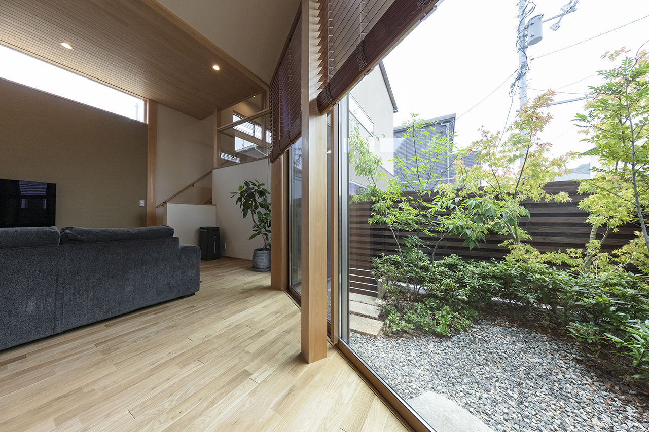 「き」なりの家 フレキシブルに都市で暮らすスキップフロアの建築実例画像2