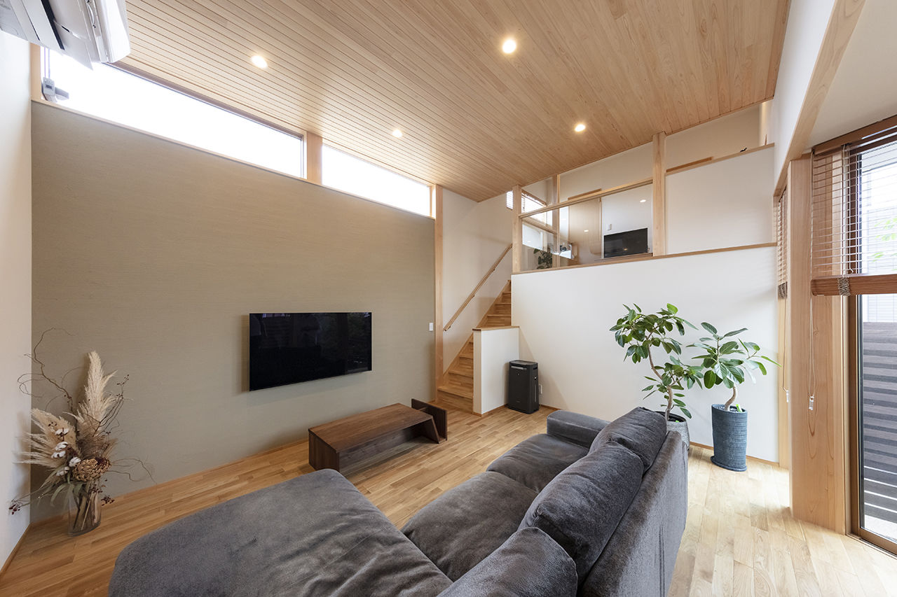 「き」なりの家 フレキシブルに都市で暮らすスキップフロアの建築実例画像3