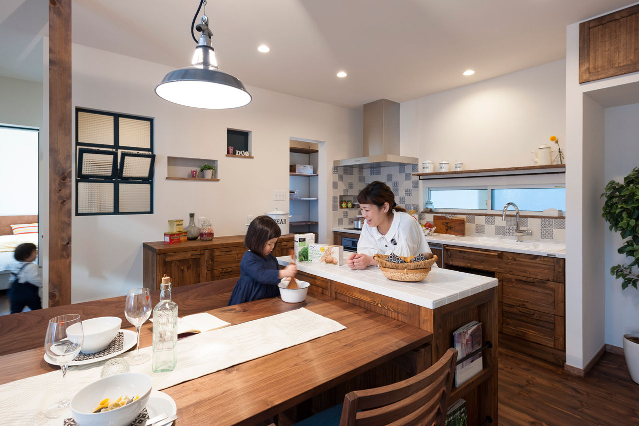 シャルドネホーム 【2000万円台/平屋/30坪台/注文住宅/間取り図】L字型の平屋/天井高4.5ｍのリビングで開放感たっぷりの平屋の建築実例画像2